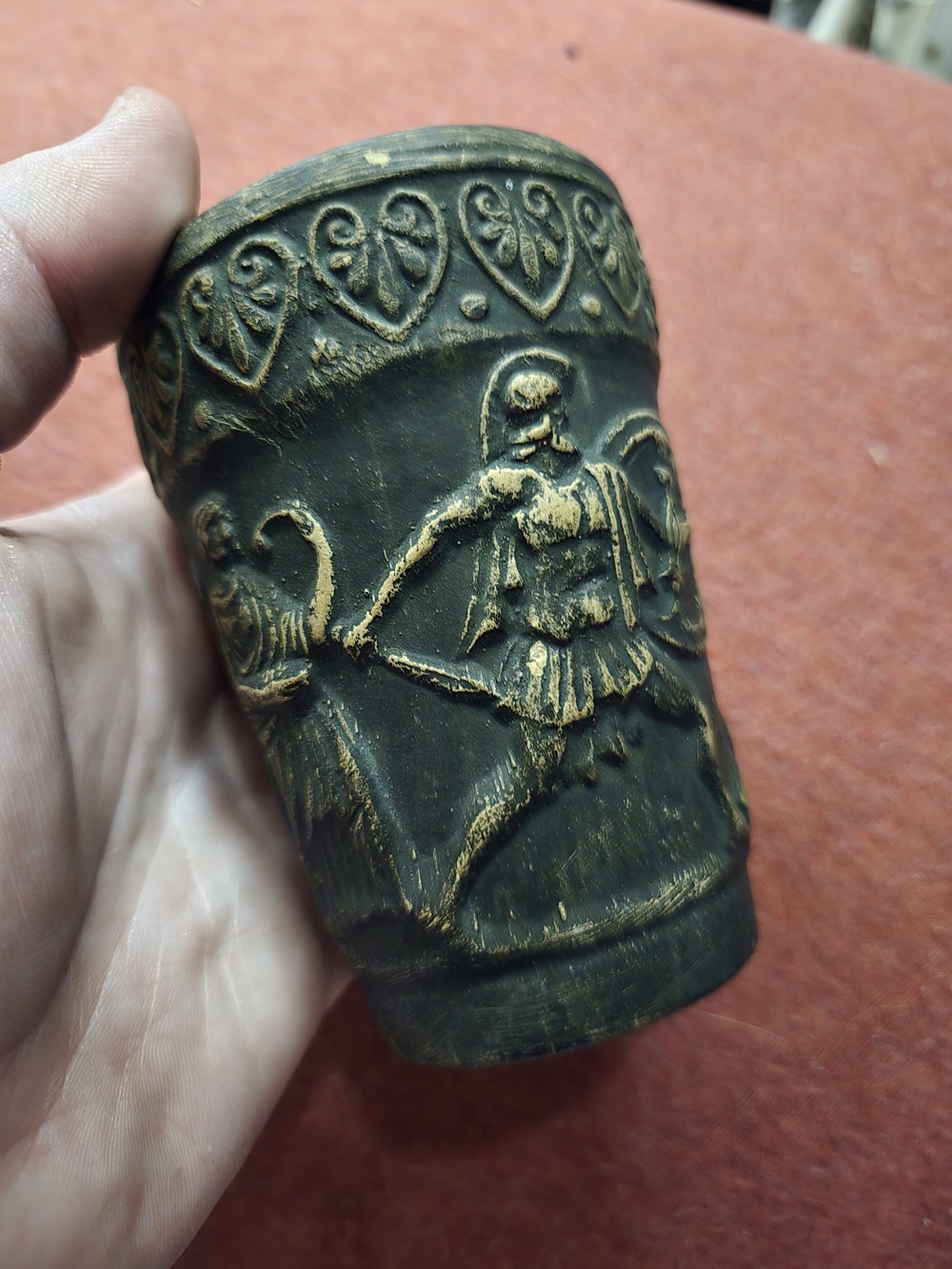Handcrafted Clay Cup Made In Greece